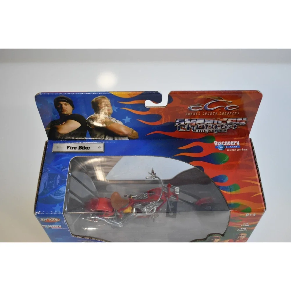 ERTL Joyride 2005 Fire Bike OCC Orange County Choppers 1:18 Diecast 78909
